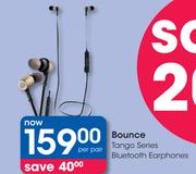 Bounce Tango Series Bluetooth Earphones-Per Pair