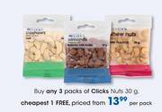 Clicks Nuts-30g Per Pack
