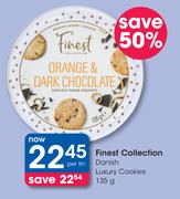 Finest Collection Danish Luxury Cookies-135g Per Tin