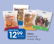 Clicks Dried Fruit & Nuts-100g Per Pack 