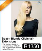 Beach Blonde Clipinhair Extensions