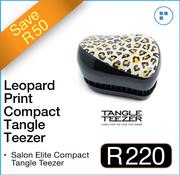 Leopard Print Compact Tangle Teezer