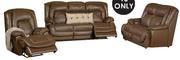 Alpine New Port 3-Action Recliner Lounge Suite Leather Upper