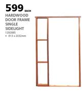 Hardwood Door Frame Single Sidelight-Each