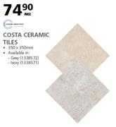 Costa Ceramic Tiiles-350 x 350mm 