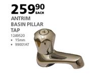 Antrim Basin Pillar Tap 15mm