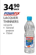 Powafix Lacquer Thinner-750ml