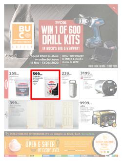 BUCO Big Giveaway (18 Nov - 13 Dec 2020) : Valid in Athlone, Bergvliet, Blackheath, Brackenfell, Cape Town, Vasco, Claremont, Beacon Bay, Arcadia, Empangeni, Fish Hoek, George, Grahamstown, Hermanus, page 1