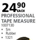 Livingstone Professional Tape Measure 5m
