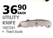 Livingstone Utility Knife With Fixed Blade-Each