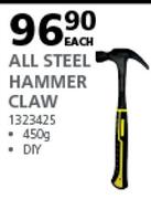 Livingstone All Steel Hammer Claw 450g