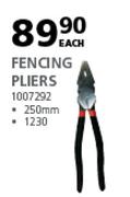 Livingstone Fencing Pliers 250mm-Each