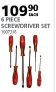 Livingstone 6 Piece Screwdriver Set-Per Set