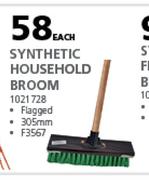 Academy Synthetic Household Broom-Each