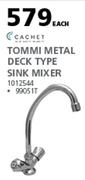 Cachet Tommi Metal Deck Type Sink Mixer 9905IT