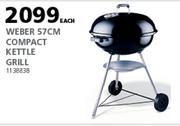 Weber 57cm Compact Kettle Grill