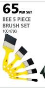 Academy Bee 5 Piece Brush Set-Per Set
