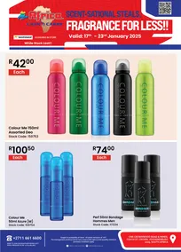 Africa Cash And Carry : Fragrance Fore Less (17 January - 23 January 2025)