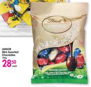 Lindor Mini Assorted Chocolates-100g