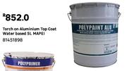 Mapei Torch On Aluminium Top Coat Water Based 81451898-5L