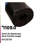 Torch On Membrane 3mm 1m x 10m Mapei 81426139