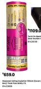Aerolite Glasswool Ceiling Insulation 135mm (covers 6Sqm) Think Pink 81423806