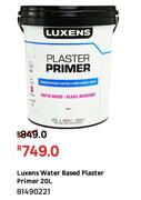 Luxens Water Based Plaster Primer 81490221-20L