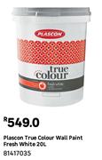 Plascon True Colour Wall Paint Fresh White 81417035-20L