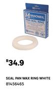 Seal Pan Wax Ring White 81456465