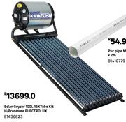 Electrolux 100L 12X Tube Kit H/Pressure Solar Geyser 81456823