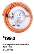 Gas Regulator Bullnose With 1.2m Hose 81425227