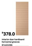 Interior Door Hardboard Horizontal Grooves 81463286
