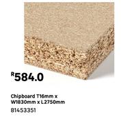 Chipboard T16mm X W1830mm X L2750mm 81453351