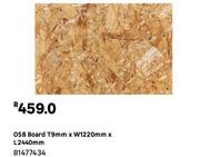 OSB Board T9mm X W1220mm X L2440mm 81477434
