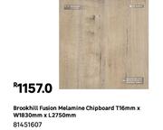 Brookhill Fusion Melamine Chipboard T16mm X W1830mm X L2750mm 81451607