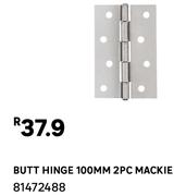 Mackie Butt Hinge 100mm (2PC) 81472488