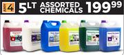 Assorted Chemicals-For Any 4 x 5Ltr