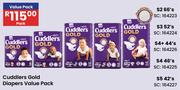 Cuddlers Gold Diapers (Value Pack)-Per Pack