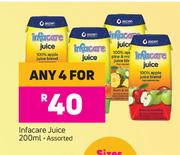 Infacare Juice Assorted-For Any 4 x 200ml