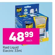 Raid Liquid Electric-33ml Each