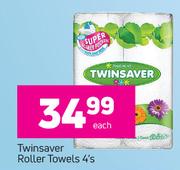 Twinsaver Roller Towels-4's Each