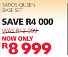 King Koil Hybrid Saros Queen Base Set