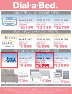 Dial-A-Bed : Half Year Sale (29 June - 31 July 2017), page 2