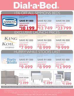 Dial-A-Bed : Half Year Sale (29 June - 31 July 2017), page 2