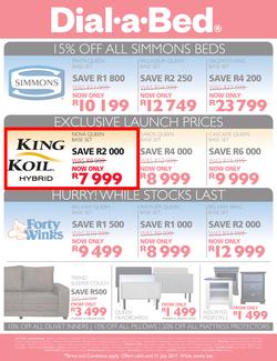 Dial-A-Bed : Half Year Sale (29 June - 31 July 2017), page 2