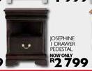 Josephene 1 Drawer Pedestal
