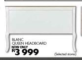Blanc Queen Headboard