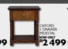 Oxford 1 Drawer Pedestal
