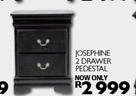 Josephene 2 Drawer Pedestal