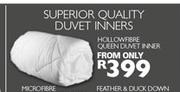 Feather & Duck Down Queen Duvet Inner